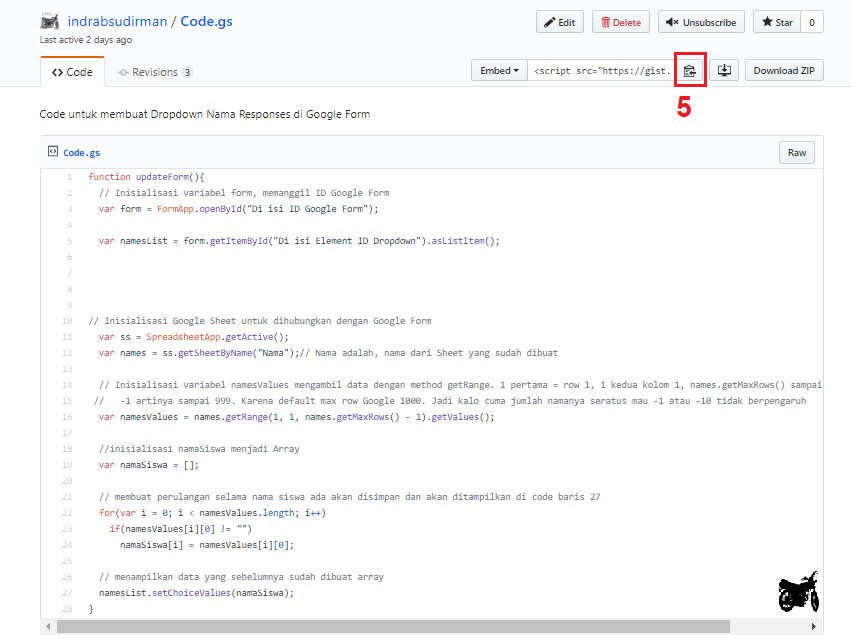 Gist Github With Code